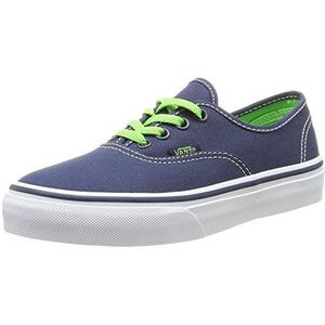 Vans K Authentic Pop, uniseks, Bleu Dress Blues Green Flash, 34.5 EU