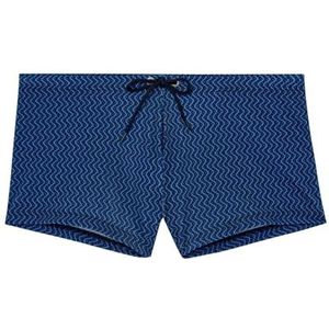 HOM MORNY zwemboxer, Micromotief marine/oranje, M