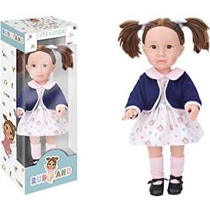 CLEMENT CLEMENTINE - Pop Ruby - Speelgoed voor kinderen - 222220 - Roze - Plastic - Poppen - Baby - Mannequin - 40 cm x 12 cm - Vanaf 3 jaar.