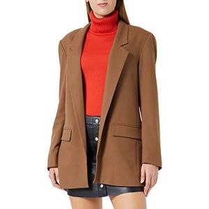 Sisley Womens 2O9BLW00Q Jacket, Brown 11Q, 42