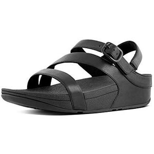 Fitflop Skinny Wedge sandaal voor dames, Zwart, 43 EU