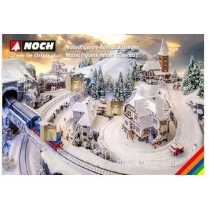 NOCH 36997 N Adventskalender met figuren figuren Geverfd