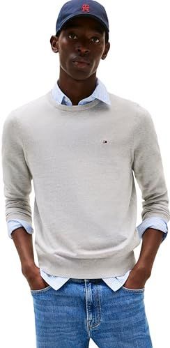 TOMMY HILFIGER - Essential - Trui - Lichtgrijs - Lange Mouw