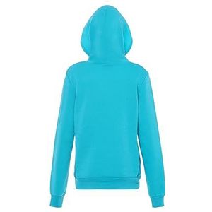 Hoona Modieuze trui hoodie voor dames, polyester, turkoois, maat S, turquoise, S