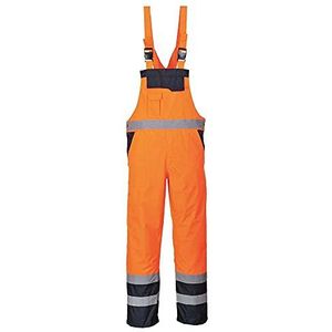 Portwest S489 Twee Kleuren Amerikaanse Overall, Gevoerd, Oranje, Grootte XXL