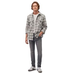 Mavi Heren Check Shirt, Grey Marl Check, S, Grey Marl Check, S