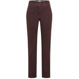 Raphaela by Brax - Style LAURA NEW AMARONE - Broek - Donkerrood - Super Slim Fit