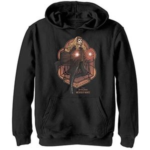 Marvel Wanda Mandala Hoodie voor kinderen, uniseks, zwart, L