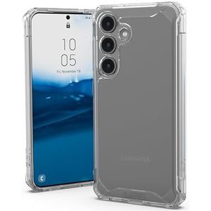 URBAN ARMOR GEAR Plyo Case Samsung Galaxy S24 Hoesje [""Designed for Samsung"" gecertificeerd, Valbestendige Case, Draadloos opladen compatibel] ice (transparant)