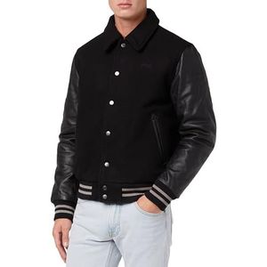 Schott NYC Herenjas, Zwart/Zwart, XL