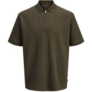 JACK & JONES Jprblawalker Ss Zip Polo, Delicioso, XXL