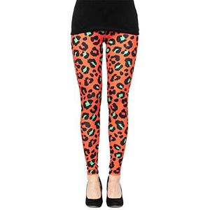 cosey - Bedrukte kleurrijke legging (one size) - Ontwerp luipaardmotief 8