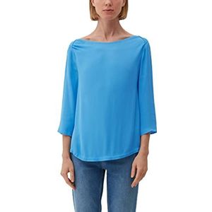 s.Oliver Bernd Freier GmbH & Co. KG Damesblouse, 3/4 mouwen, blauw, 38, blauw, 38