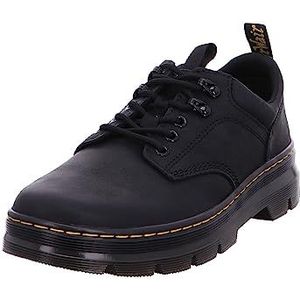 Dr. Martens Reeder Leather Sneakers voor heren, Black Wyoming, 44 EU, Zwarte Wyoming
