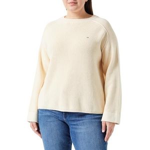 Tommy Hilfiger CRV Co Cardi Stitch C-nk SWT Truien voor dames, Calico Truien, 72 NL