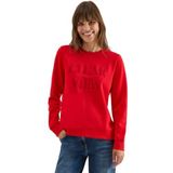 Cecil - Sweatshirt - Fiery Red - Lange Mouwen - Ronde Hals
