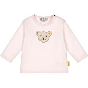 Steiff Uniseks baby sweatshirt T-shirt lange mouwen, Barely pink., 62 cm