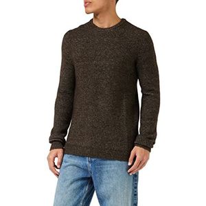 Wrangler Heren Waffle Knit Sweater, Delicioso Brown, X-Large