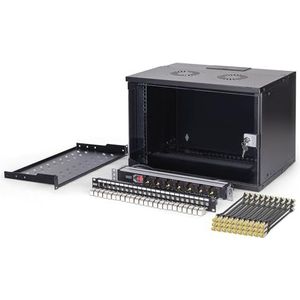 Digitus - SOHO PRO - Wandbehuizing - Zwart - 7U - 19 inch