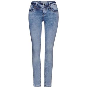 STREET ONE Jeans Slim Fit, Lichtblauw, willekeurig wassen, 25W x 30L
