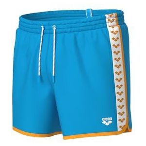 ARENA Heren Team Stripe Beach Short Strandshorts Heren, turquoise-parrot-wit, L