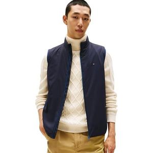 Tommy Hilfiger Heren LICHTGEWICHT VEST MW0MW40610 Vest, Blauw, L, Blauw (Woestijnhemel), L