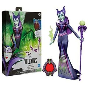 Disney Villains Maleficent modepop, accessoires en verwijderbare kleding, Disney Princess speelgoed voor kinderen van 5 jaar en ouder