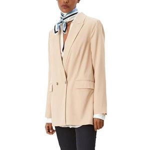 s.Oliver BLACK LABEL Vrouwen 150.10.202.15.152.2110535 Blazer, Beige, 36