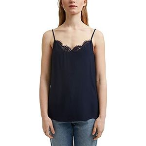 ESPRIT Collection damesblouse 021eo1f306, 400/marineblauw, 32