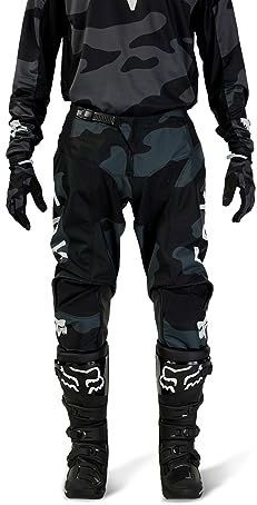 Fox - 180 Bnkr - Motorbroek - Zwart - Polyester/Leer