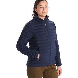 Marmot Dames Wm's Echo Featherless Jacket, Ultralichte geïsoleerde winterjas, warme outdoorjas, waterafstotend gewatteerde jas, winddichte functionele jas, compact, Arctic Navy, S