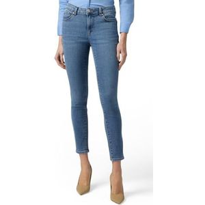 Oltre - Skinny Jeans - Lichtblauw - Stretch Katoen Denim - Five-pocket Model