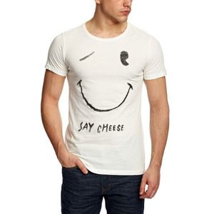 ESPRIT T-shirt voor heren, wit (wit (103 Off White), 48 NL/XXL