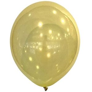 Amscan 9906933-100 latex ballonnen Decorator Droplets Yellow, diameter 13 cm, luchtballon, metallic, decoratie, verjaardag, themafeest, bedrijfsevenement