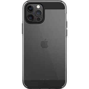 Black Rock - Hoes Air robuuste case geschikt voor Apple iPhone 12/12 Pro I telefoonhoes, transparant, doorzichtig, dun (zwart)