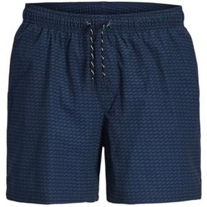 JACK & JONES Heren Jpstmaui Jjswim Micro AOP AKM, navy blazer, S