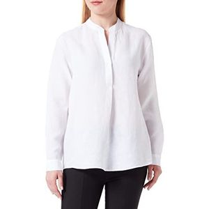 Seidensticker Dames regular fit lange mouwen blouse, wit, 48, wit, 48
