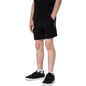 4F JUNIOR CAS Kindershorts, Diepzwart, 140