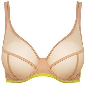 Maison Lejaby - Nufit beha met beugel van lycra voor dames, Geel., M
