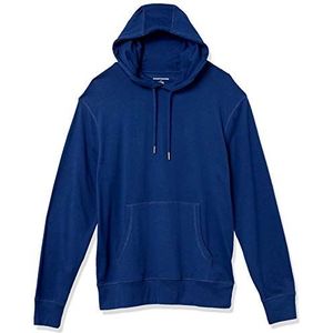 Amazon Essentials Men's Lichtgewicht capuchontrui van jerseystof, Blauw, XL