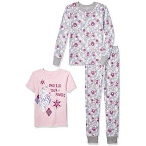 Amazon Essentials Disney | Marvel | Star Wars meisjespyjamaset (eerder gespot zebra), Frozen 2/sneeuwvlok, 5