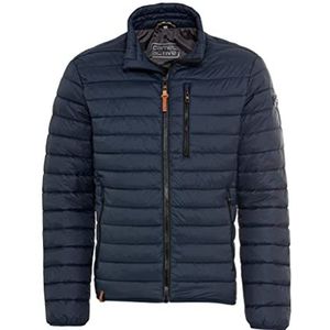 camel active Heren 430750/9E52 Jas zonder capuchon, donkerblauw (night blue), 54