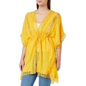 nascita Dames kimono met gaatje 29326441-NA03, geel, L, geel, L