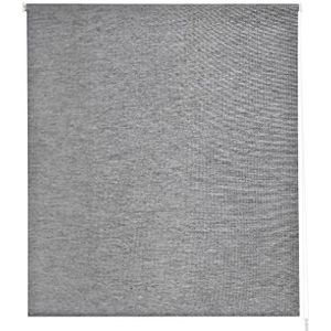 Estoralis - BRAN - ""ZONDER gereedschap"". Glad doorschijnend rolgordijn, 70 x 150 cm, kleur grijs