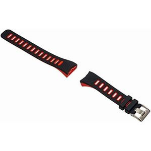 Garett Fit 23 GPS Smartwatch siliconen riem, zwart/rood