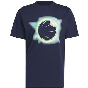 adidas Heren Eclipsed Graphic T-Shirt, night indigo, XL