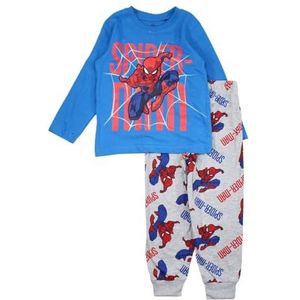 Dragon Ball Z Fleece pyjama, warm en comfortabel, perfect voor de winter, superheldendesign, Marineblauw, 5 Jaar
