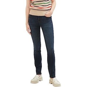TOM TAILOR Alexa Slim Jeans voor dames, 10282 - Dark Stone Wash Denim, 25W x 32L