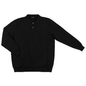 GIANNI LUPO Poloshirt van gebreid, GL508S-F24, Zwart, XXL