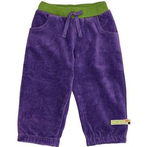 loud + proud Corduroy Babybroek voor meisjes, GOTS-gecertificeerd, corduroy broek, paars, 80 cm